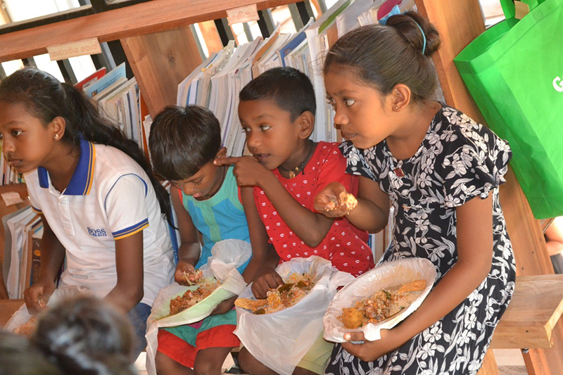 The feeding program for Gypsies and less privileged kids  in Kanadara Village, Anuradhapura Districts, Sri Lanka 